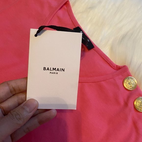 Balmain Women Pink Sleeveless top XS - Picture 3 of 8
